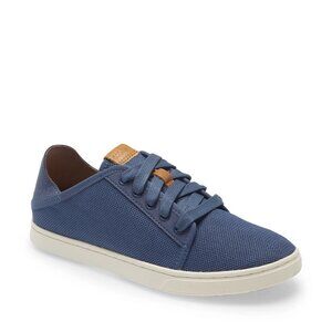Olukai Pehuea Li Hulu Vintage Indigo Women's Wool Sneakers Size 7 20417-VIVI